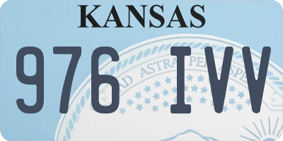 KS license plate 976IVV