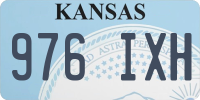 KS license plate 976IXH