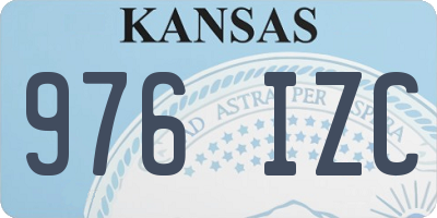 KS license plate 976IZC
