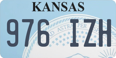 KS license plate 976IZH
