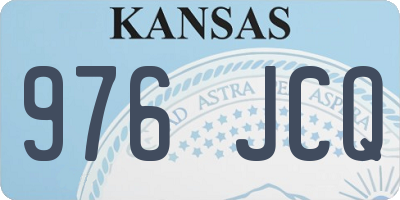 KS license plate 976JCQ