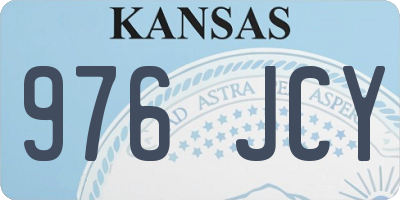 KS license plate 976JCY