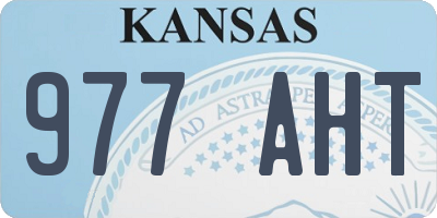 KS license plate 977AHT
