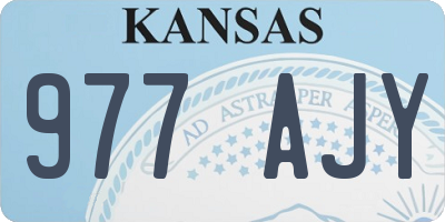 KS license plate 977AJY