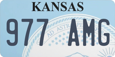 KS license plate 977AMG