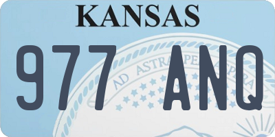 KS license plate 977ANQ