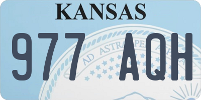 KS license plate 977AQH