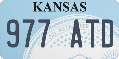 KS license plate 977ATD