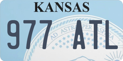 KS license plate 977ATL