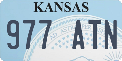 KS license plate 977ATN