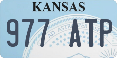 KS license plate 977ATP