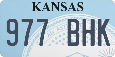 KS license plate 977BHK