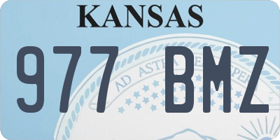 KS license plate 977BMZ