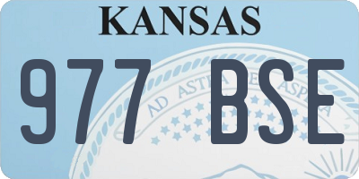 KS license plate 977BSE
