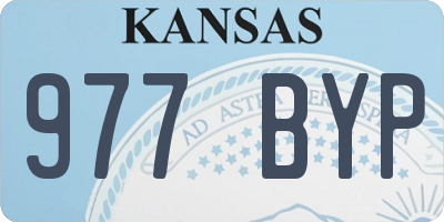 KS license plate 977BYP