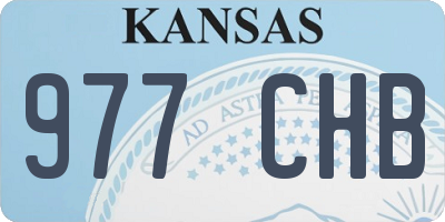KS license plate 977CHB