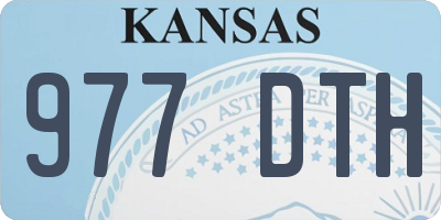KS license plate 977DTH