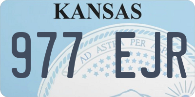 KS license plate 977EJR