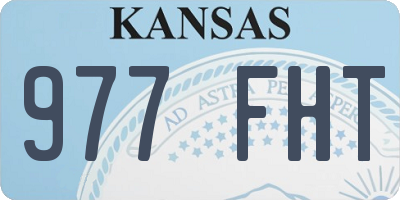 KS license plate 977FHT