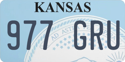 KS license plate 977GRU