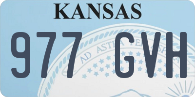 KS license plate 977GVH