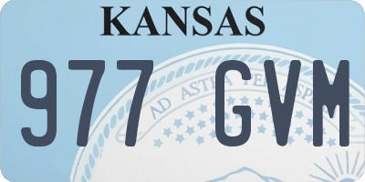 KS license plate 977GVM