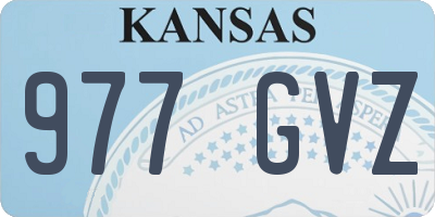 KS license plate 977GVZ