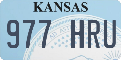 KS license plate 977HRU