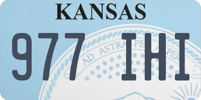 KS license plate 977IHI