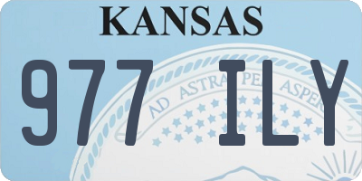 KS license plate 977ILY