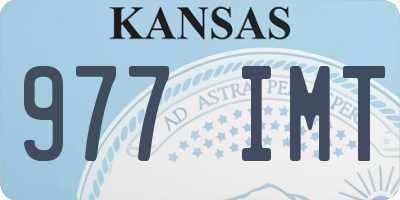 KS license plate 977IMT