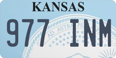 KS license plate 977INM