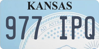 KS license plate 977IPQ