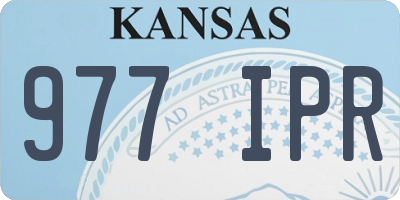KS license plate 977IPR