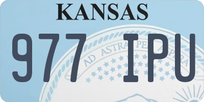 KS license plate 977IPU