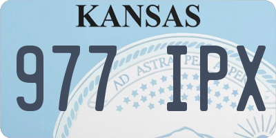KS license plate 977IPX
