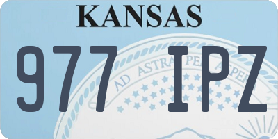 KS license plate 977IPZ