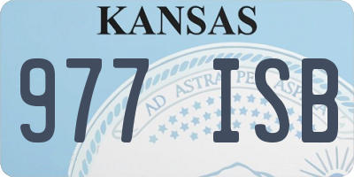 KS license plate 977ISB