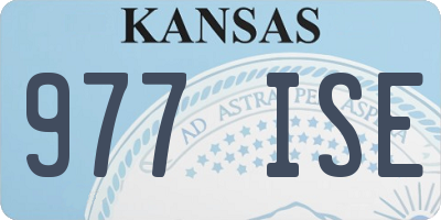 KS license plate 977ISE