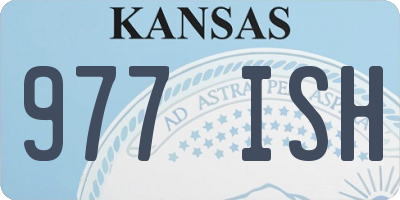 KS license plate 977ISH