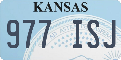 KS license plate 977ISJ