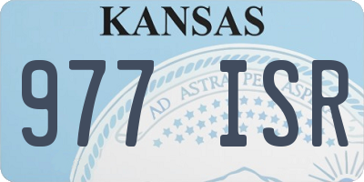 KS license plate 977ISR