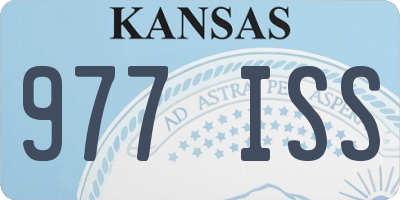 KS license plate 977ISS