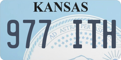 KS license plate 977ITH