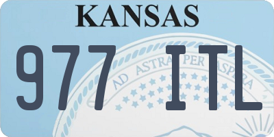 KS license plate 977ITL