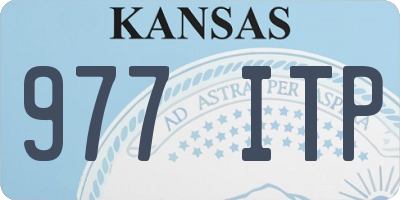 KS license plate 977ITP