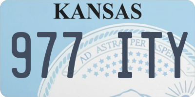 KS license plate 977ITY
