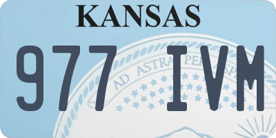 KS license plate 977IVM