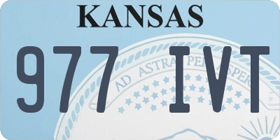 KS license plate 977IVT