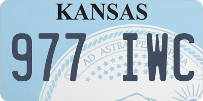 KS license plate 977IWC